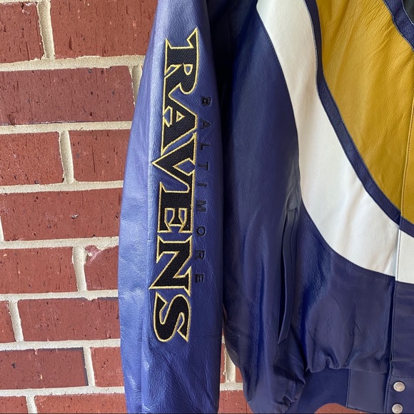 Leather Ravens Jacket - Picture 4 of 8